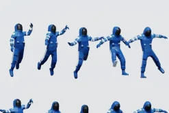 Low Poly Astronauts