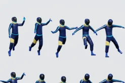 Low Poly Astronauts