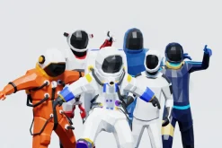 Low Poly Astronauts