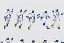 Low Poly Astronauts