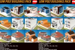 Low Poly Buildings Pack