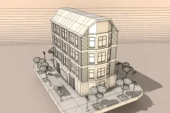 Low Poly City Building