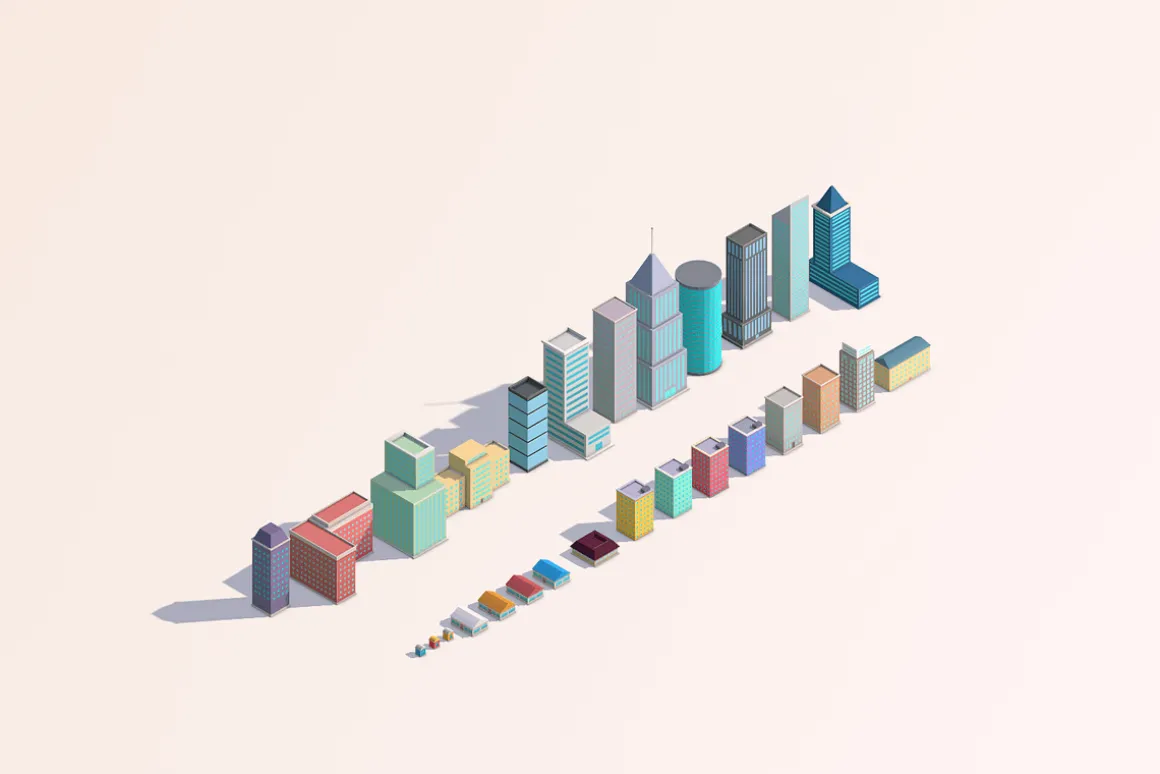 Low Poly City Pack 3