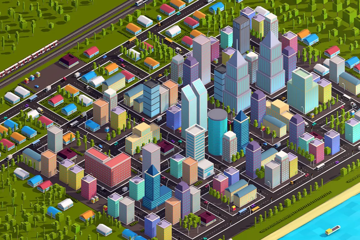 Low Poly City Pack 3