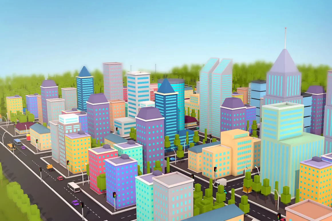 Low Poly City Pack 3
