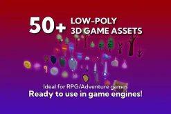 Low-Poly 3D Game Assets and Sounds