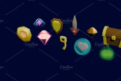 Low-Poly 3D Game Assets and Sounds