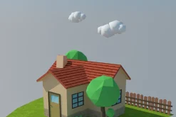 Low Poly House 4