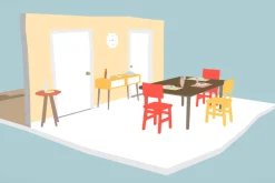 LOW POLY INTERIOR [25+ UNIQ OBJECTS]