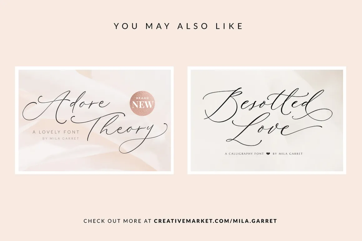 Lucille Wedding Calligraphy Font