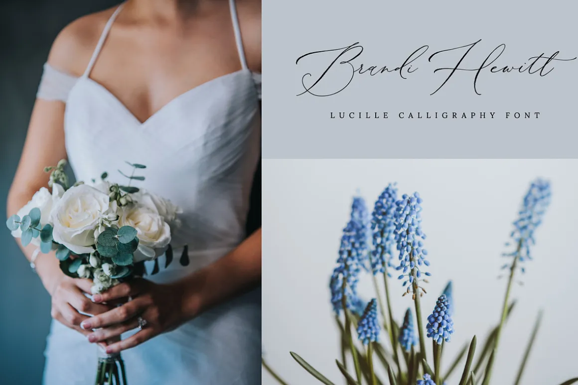 Lucille Wedding Calligraphy Font