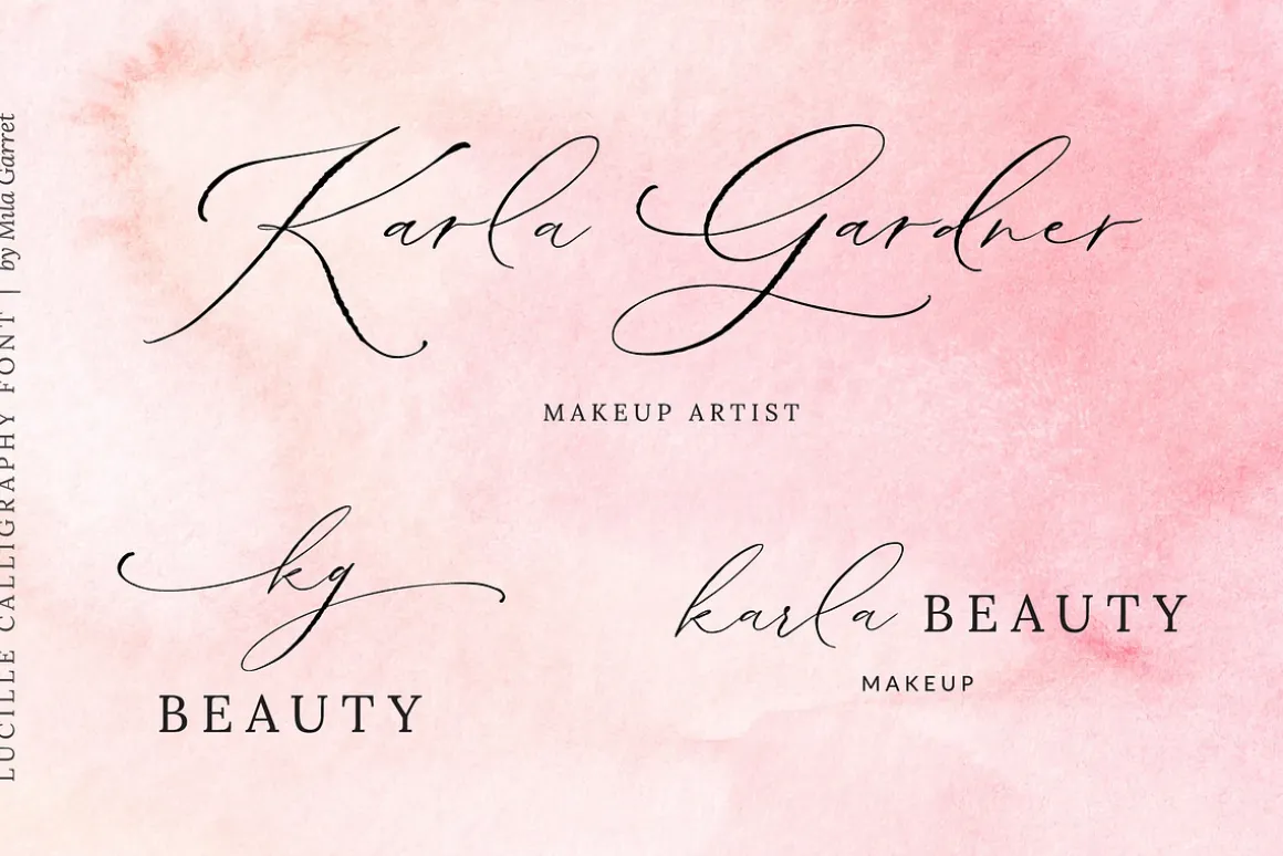 Lucille Wedding Calligraphy Font