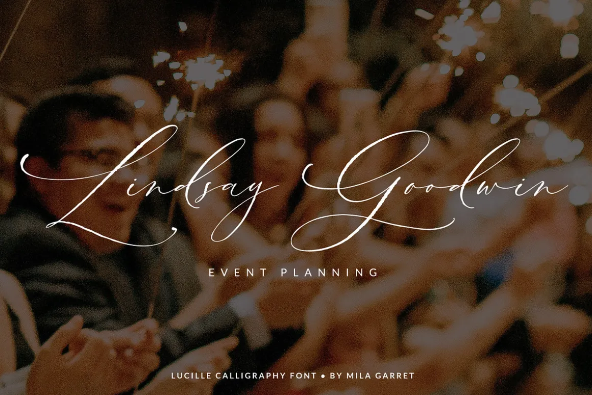 Lucille Wedding Calligraphy Font