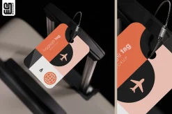 Luggage Tag Mockup