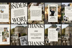 LUMIÈRE / Instagram Post Templates
