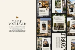 LUMIÈRE / Instagram Post Templates