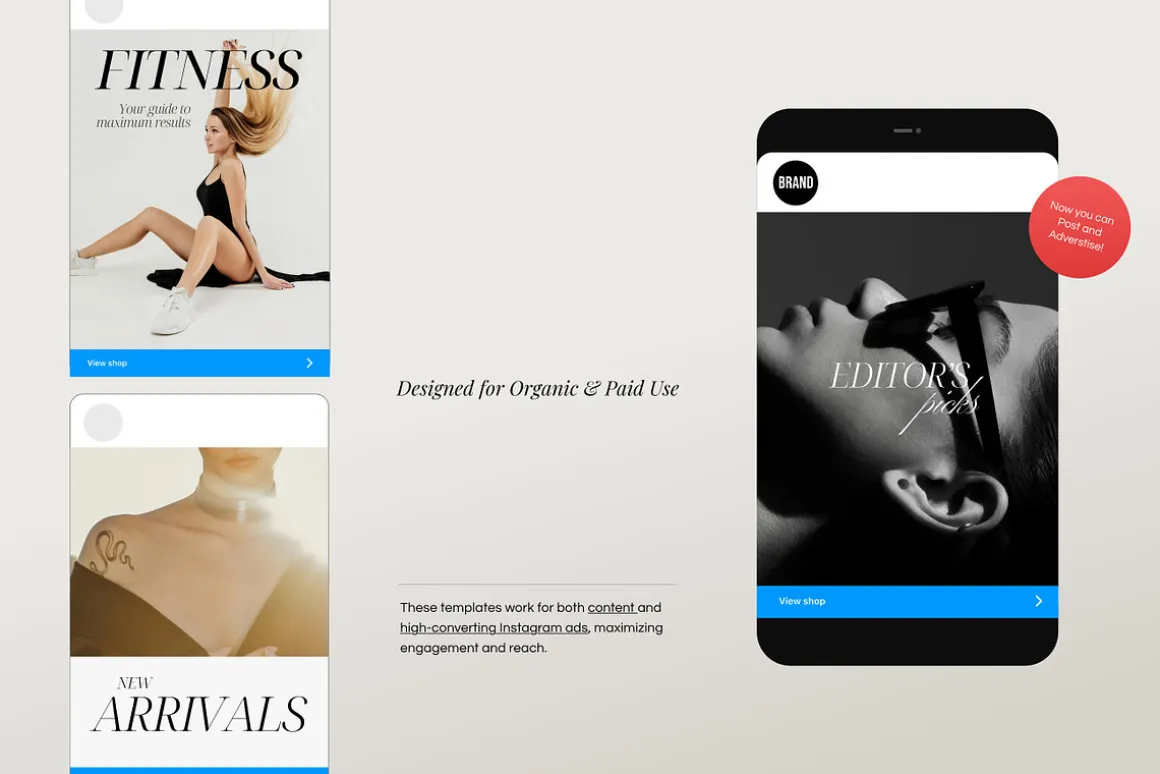 LUXE Editorial Instagram Template