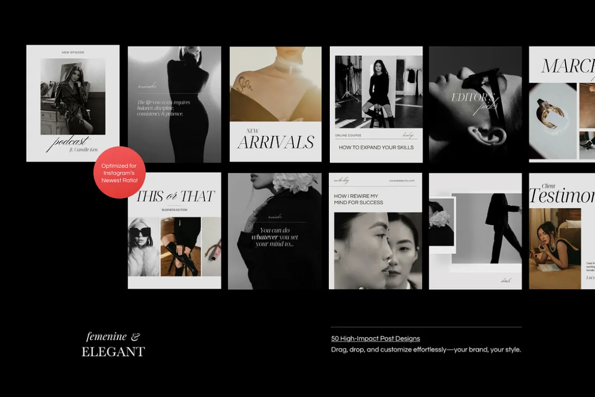 LUXE Editorial Instagram Template