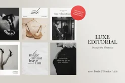 LUXE Editorial Instagram Template