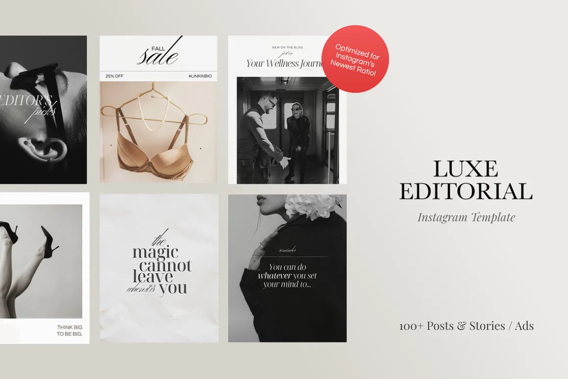 LUXE Editorial Instagram Template