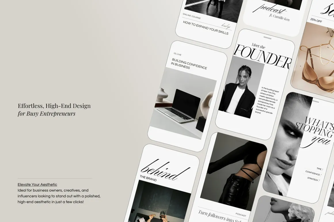 LUXE Editorial Instagram Template