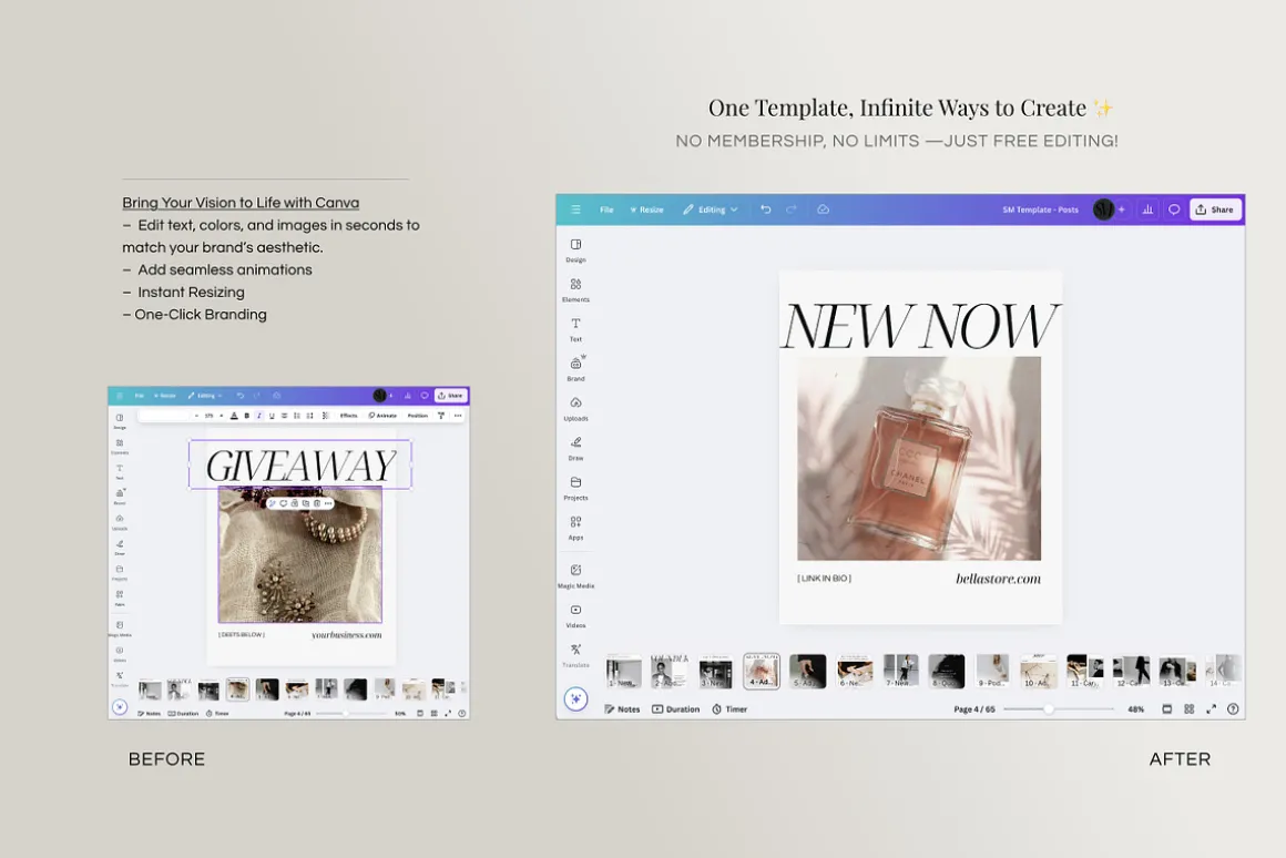 LUXE Editorial Instagram Template