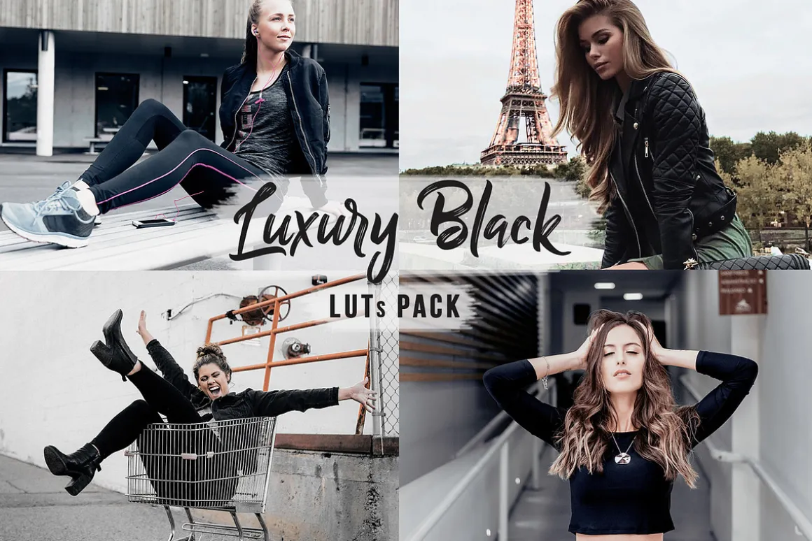 Luxury Black Video LUTs