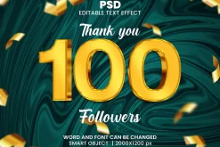 Luxury 3d Golden Psd Text Effect
