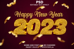 2023 Luxury 3d Psd Text Effect
