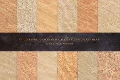 Luxury gold glitter & foil