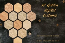 Luxury gold glitter & foil