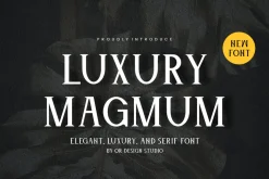 Luxury Magmum - Elegant & Serif Font