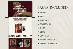 Luxury Wix Website Template Coaches