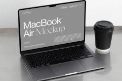 MacBook Air Mockup PSD