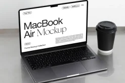 MacBook Air Mockup PSD