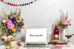 Macbook Styled Mockup #25