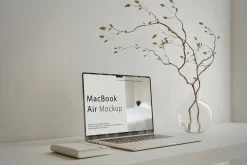MacBook Air Mockup (2 PSD)