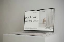 MacBook Air Mockup Soft Gallery
