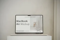MacBook Air Mockup Soft Gallery