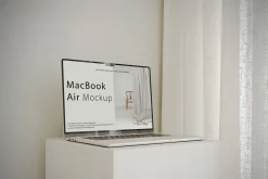 MacBook Air Mockup Soft Gallery