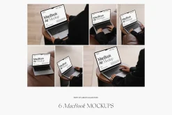 MacBook Air with Hands Mockups