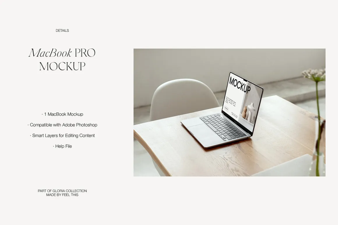 MacBook Pro Mockup Download PSD
