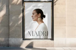 Madri Billboard Street Mockup PSD
