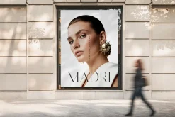 Madri Billboard Street Mockup PSD