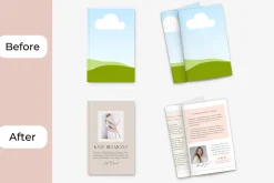 Magazine Book Mockups 5.5x8.5 Canva
