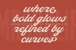 Magdalia Vintage Bold Script