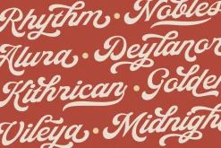 Magdalia Vintage Bold Script
