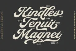 Magdalia Vintage Bold Script