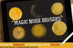 MAGIC NOISE BRUSHES for procreate