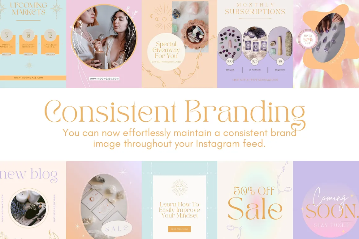 Magical Instagram Post Templates 4:5